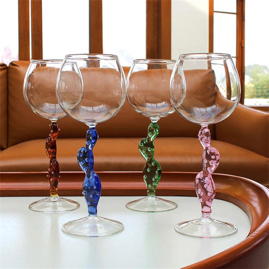 ALDO Kitchen & Dining > Tableware > Drinkware Cactus Fun Glasses for Wine, Cocktails, Champagne Party and Home Bar