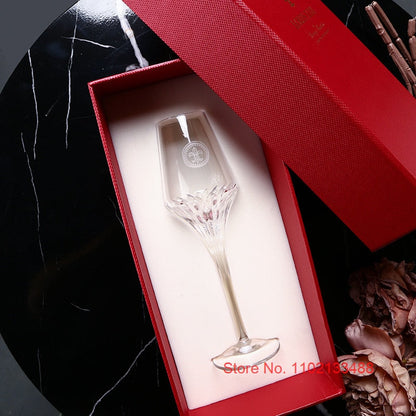 ALDO Kitchen & Dining > Tableware > Drinkware Custom Made King Louis XIII With Royal lily Monogram Wedding Led Free Crystal Champagne Wine Whiskey Glasses