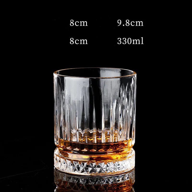 ALDO Kitchen & Dining > Tableware > Drinkware G 250ML Private Collections Design Whiskey Brandy Crystal Diamond Cut Glass