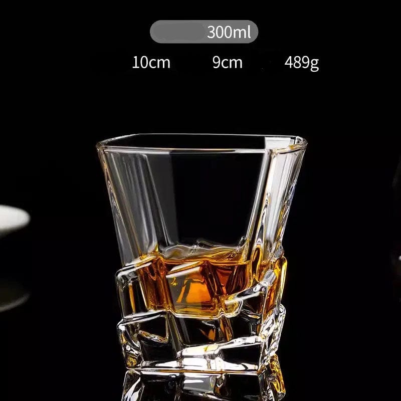 ALDO Kitchen & Dining > Tableware > Drinkware M 300ML Private Collections Design Whiskey Brandy Crystal Diamond Cut Glass