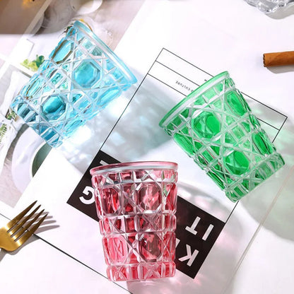ALDO Kitchen & Dining > Tableware > Drinkware Muticolor  New Style Crystal Glasses for Champagne,Whiskey, Wine, Cocktails,Whiskey, Vodka, Sake