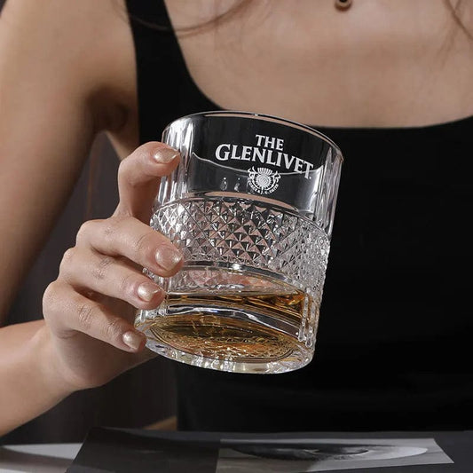ALDO Kitchen & Dining > Tableware > Drinkware Private Collection Elegant Glenlivet Single Malt Scotch Whisky Lead-Free Crystal Glass
