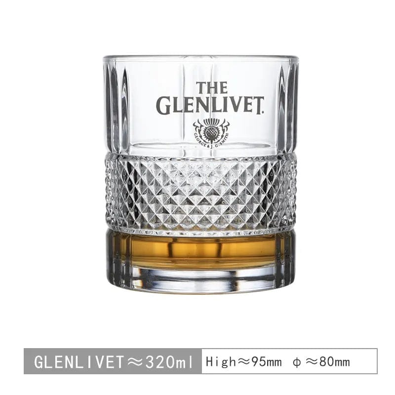 ALDO Kitchen & Dining > Tableware > Drinkware Private Collection Elegant Glenlivet Single Malt Scotch Whisky Lead-Free Crystal Glass