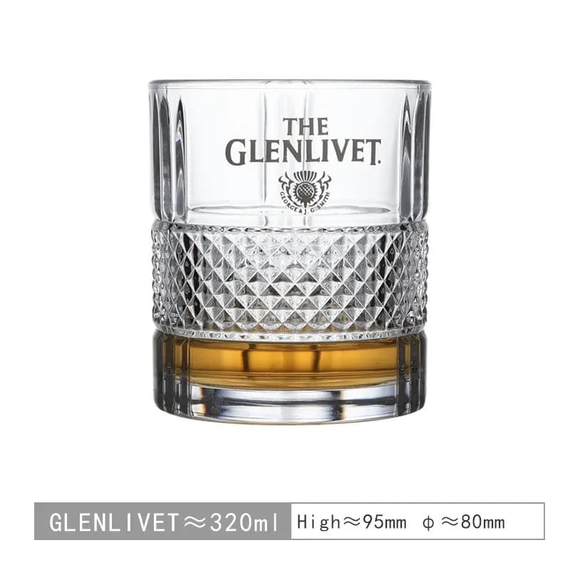 ALDO Kitchen & Dining > Tableware > Drinkware Private Collection Elegant Glenlivet Single Malt Scotch Whisky Lead-Free Crystal Glass