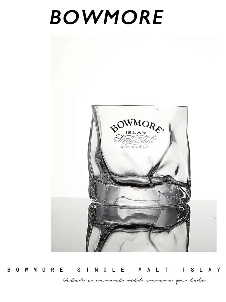 ALDO Kitchen & Dining > Tableware > Drinkware Private Collection Elegant Old Fashioned Bowmore Single Malt Scotch Whisky Lead-Free Crystal Glass
