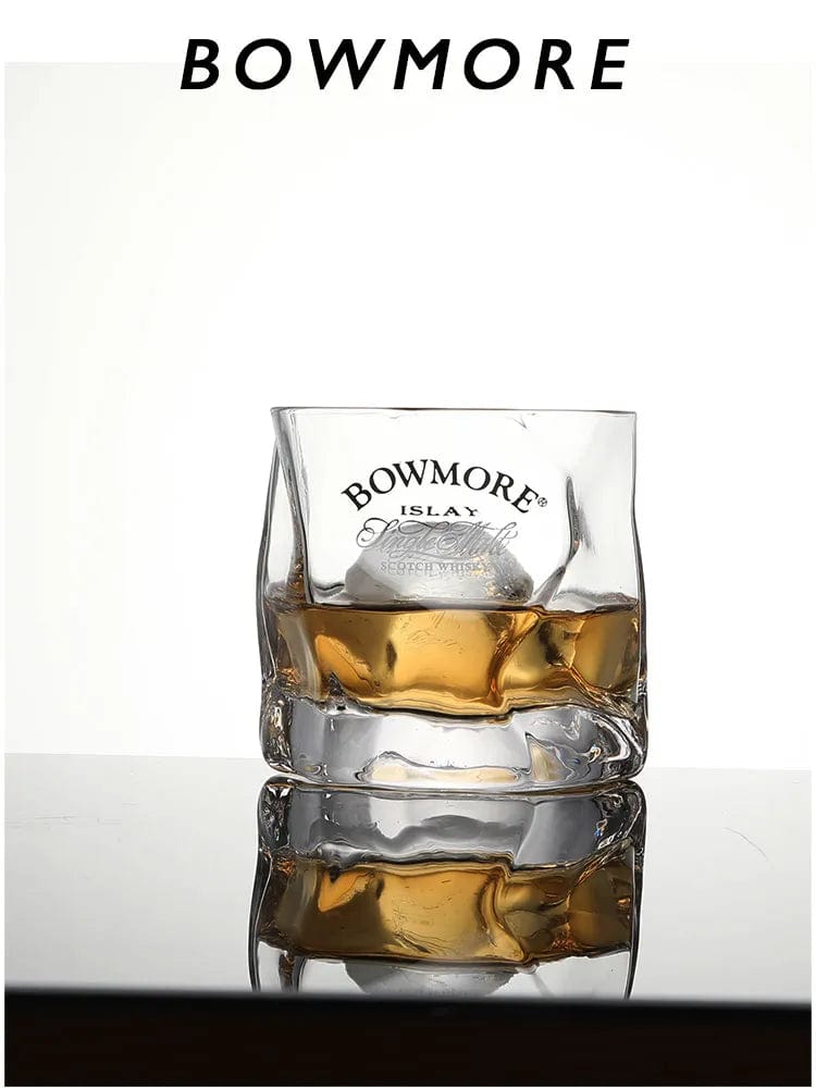 ALDO Kitchen & Dining > Tableware > Drinkware Private Collection Elegant Old Fashioned Bowmore Single Malt Scotch Whisky Lead-Free Crystal Glass