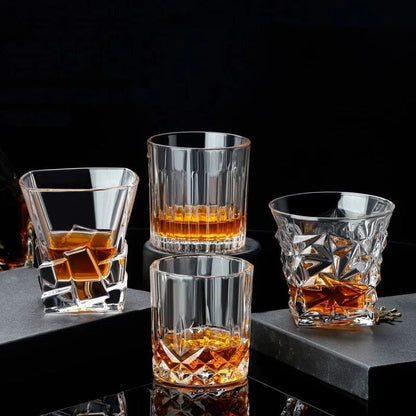 ALDO Kitchen & Dining > Tableware > Drinkware Private Collections Design Whiskey Brandy Crystal Diamond Cut Glass