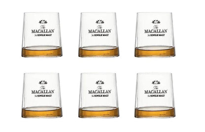 ALDO Kitchen & Dining > Tableware > Drinkware Set of Six Private Collection New Macallan The Single Malt Whiskey Lead-Free Crystal Glasses