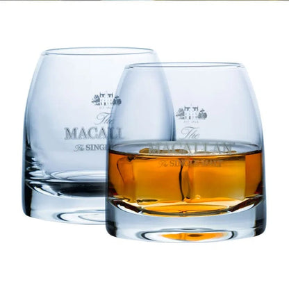 ALDO Kitchen & Dining > Tableware > Drinkware Set of Two Private Collection Macallan Whiskey Lead-Free Crystal Glass
