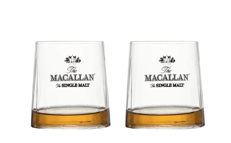 ALDO Kitchen & Dining > Tableware > Drinkware Set of Two Private Collection New Macallan The Single Malt Whiskey Lead-Free Crystal Glasses