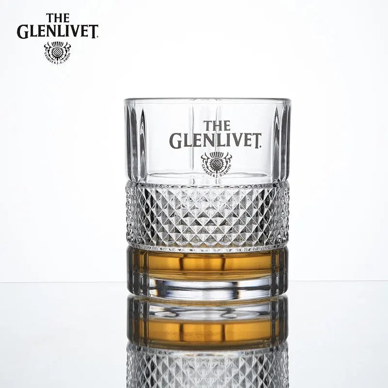 ALDO Kitchen & Dining > Tableware > Drinkware Single Glass Private Collection Elegant Glenlivet Single Malt Scotch Whisky Lead-Free Crystal Glass
