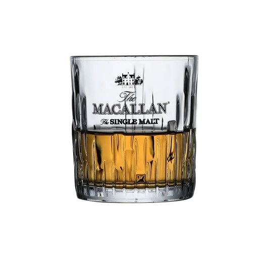 ALDO Kitchen & Dining > Tableware > Drinkware Single Glass Private Collection New Macallan Signature Single Malt  Crystal Faceted  Whiskey Lead-Free Glasses