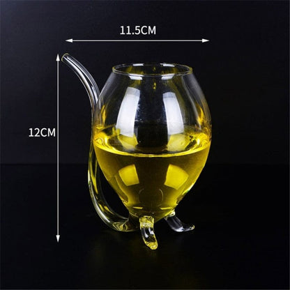 ALDO Kitchen & Dining > Tableware > Drinkware Vampire Fun Glass / Lead free Crystal / 12 cm toll  x 5.5 cm width Vampire Fun Glass for Martini, Cocktails, Beer ,Champagne Party and Home Bar