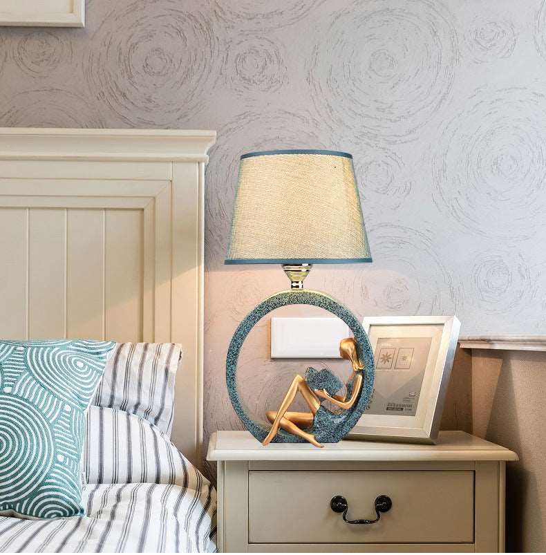 ALDO Lamps> Lighting & Ceiling Fans Art Deco Modern Table Lamp Reading Girl
