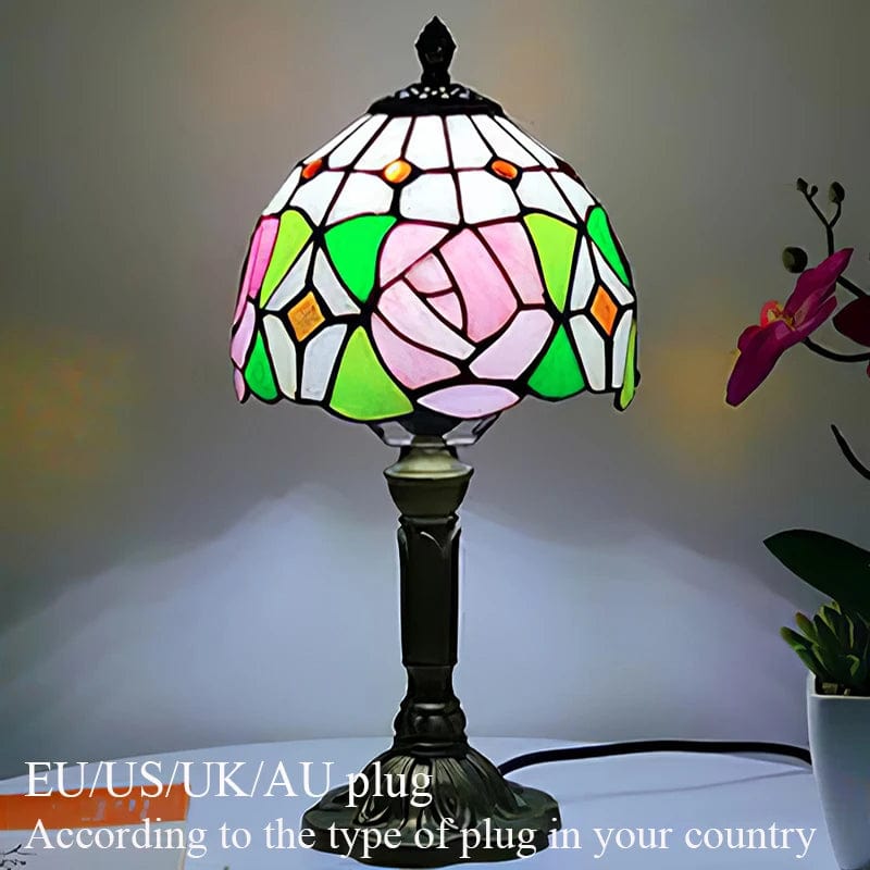 ALDO Lamps> Lighting & Ceiling Fans Color: E Tiffany Style Table LED Lamps