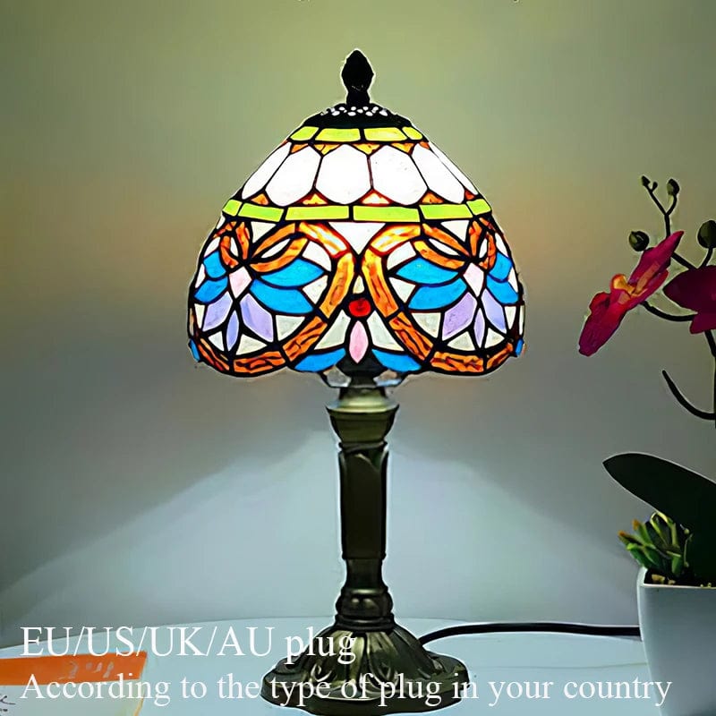 ALDO Lamps> Lighting & Ceiling Fans Color: F Tiffany Style Table LED Lamps