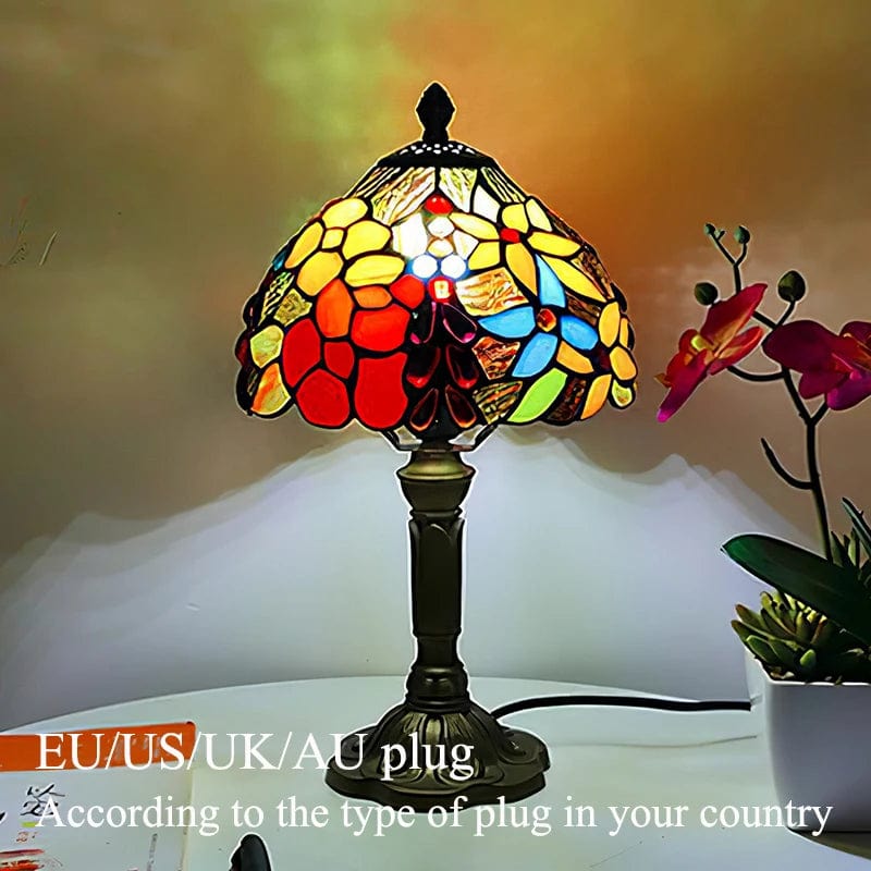 ALDO Lamps> Lighting & Ceiling Fans Color: K Tiffany Style Table LED Lamps
