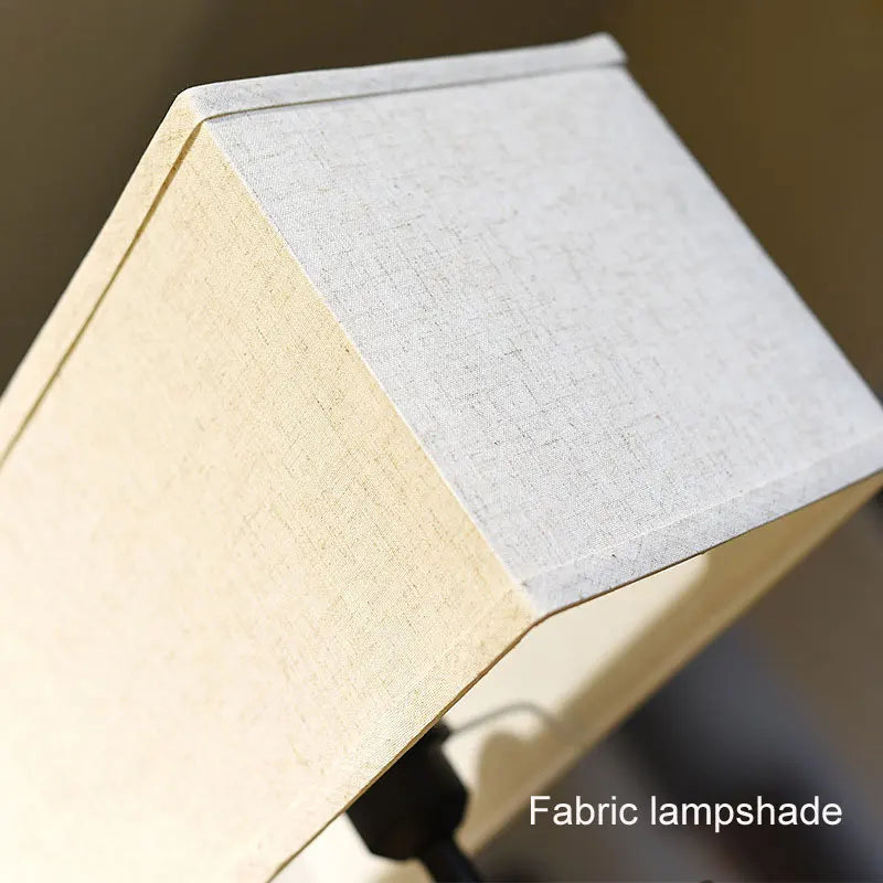 ALDO Lamps> Lighting & Ceiling Fans Modern Romantic Table LED Lamp Solid  Wood with Fabric Shade