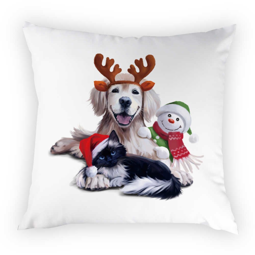 ALDO Linens & Bedding > Bedding > Pillowcases & Shams 45x45cm 18x18in / Poliester / Style 7 Christmas Decorative Luxury Polyester Pillowcases