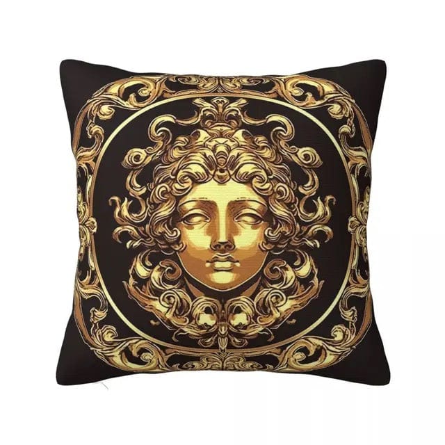 ALDO Linens & Bedding > Bedding > Pillowcases & Shams 45x45cm 18x18in / Poliester Versace Style Medusa Head  Double Printed With Zipper Polyester Pillowcases