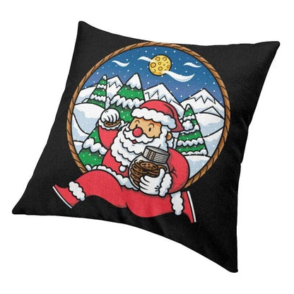 ALDO Linens & Bedding > Bedding > Pillowcases & Shams 45x45cm 18x18in Santa Claus Run Decorative Cristmass Woven Luxury Pillowcases