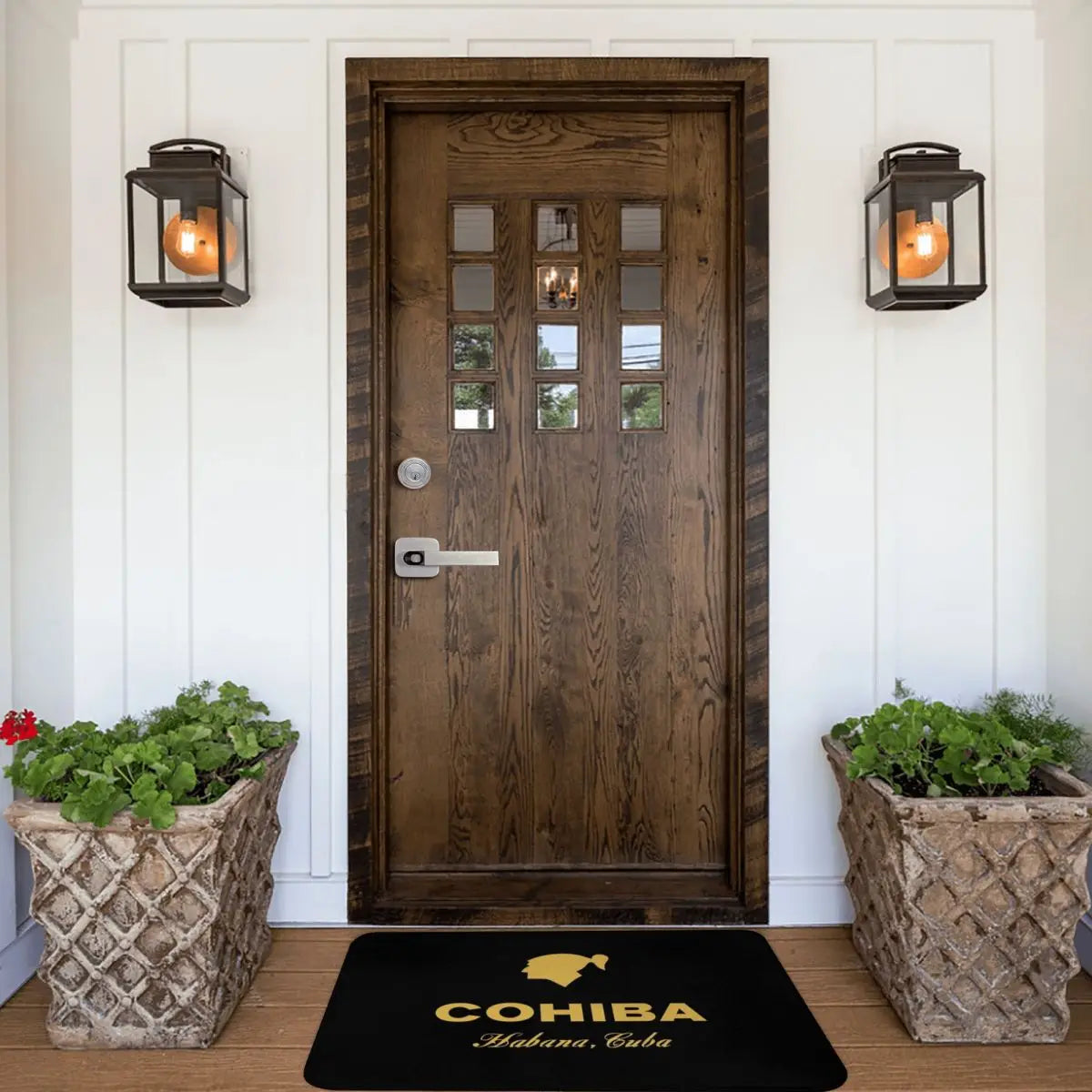ALDO Linens & Bedding > Bedding > Pillowcases & Shams Cohiba Habana Cuba Cigar Black Doormat Rug Carpet