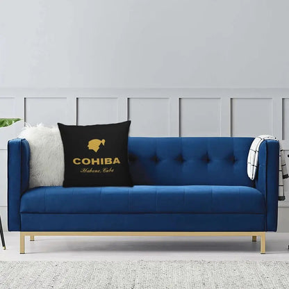 ALDO Linens & Bedding > Bedding > Pillowcases & Shams Cohiba Habana Cuba Cigar Style Pillowcases Black Poliester