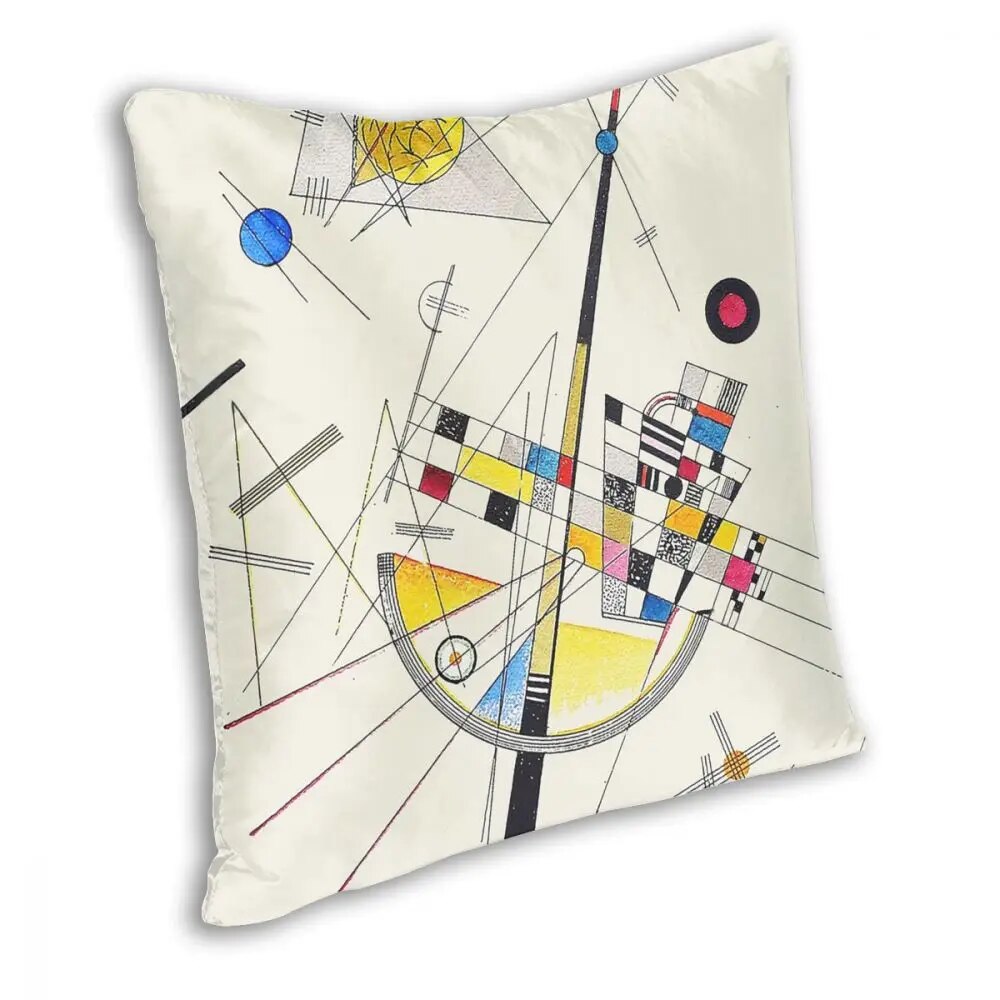 ALDO Linens & Bedding > Bedding > Pillowcases & Shams Delicate Tension By Artist Wassily Kandinsky Double Printed With Zipper Polyester Pillowcases