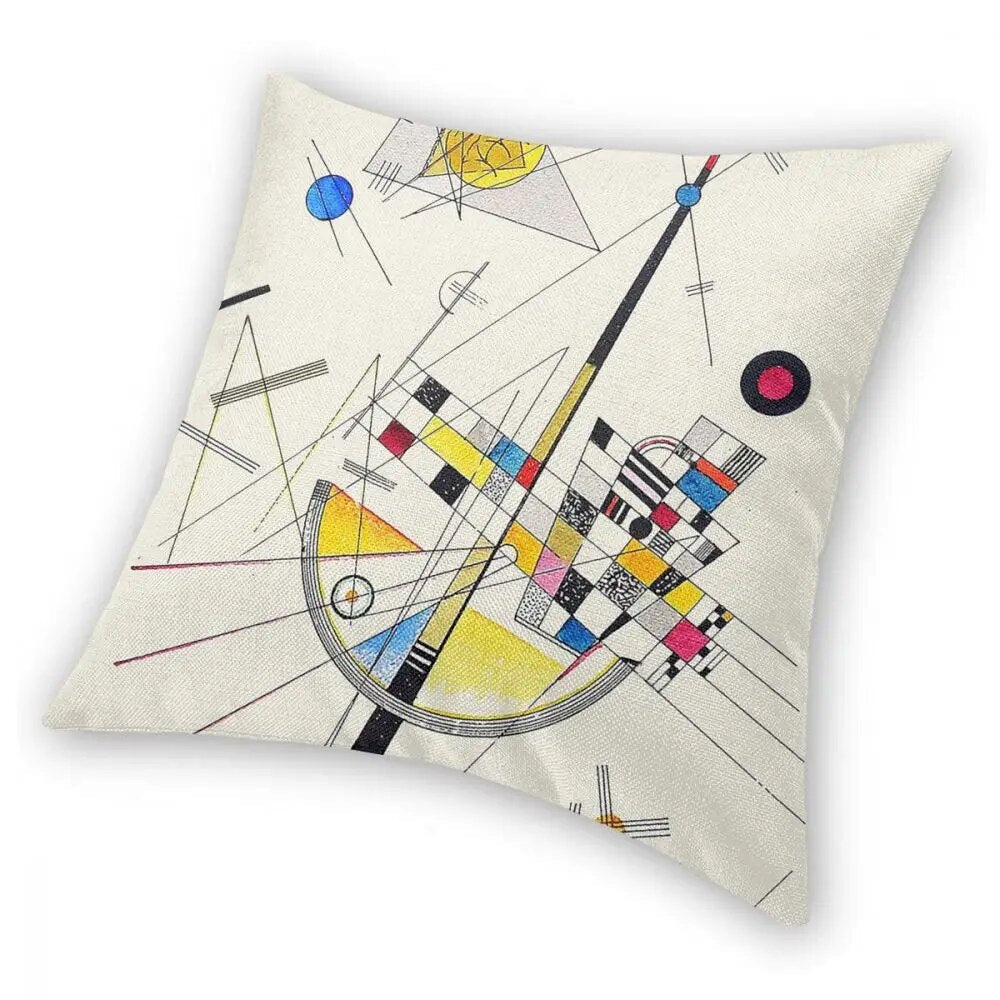 ALDO Linens & Bedding > Bedding > Pillowcases & Shams Delicate Tension By Artist Wassily Kandinsky Double Printed With Zipper Polyester Pillowcases
