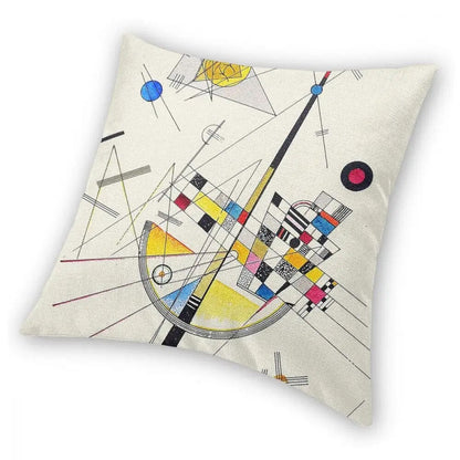 ALDO Linens & Bedding > Bedding > Pillowcases & Shams Delicate Tension By Artist Wassily Kandinsky Double Printed With Zipper Polyester Pillowcases