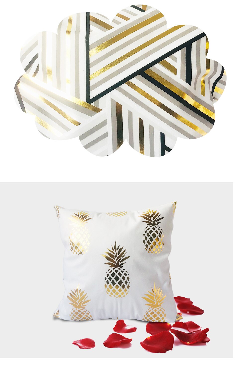 ALDO Linens & Bedding > Bedding > Pillowcases & Shams Luxury Royal Style Decorative  Polyester Pillowcases