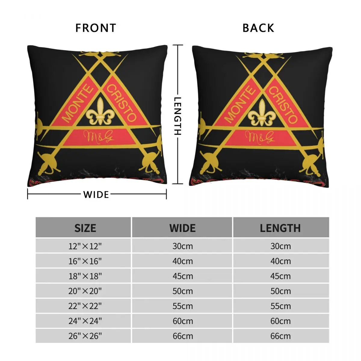 ALDO Linens & Bedding > Bedding > Pillowcases & Shams Monte Christo Habana Cuba Cigar Style Pillowcases  Poliester