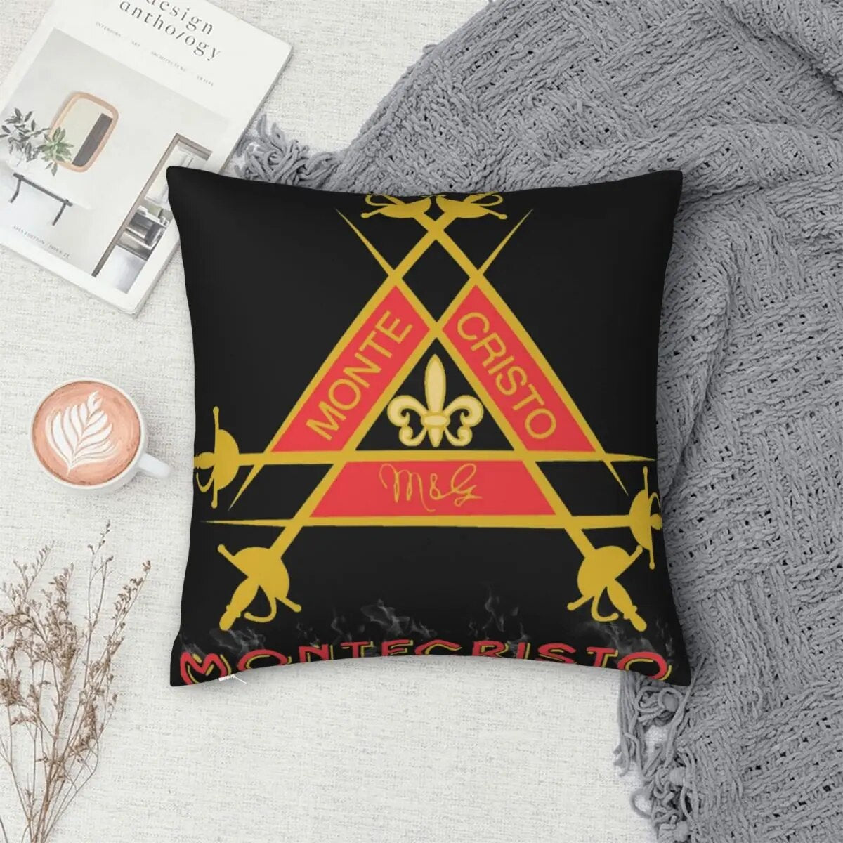 ALDO Linens & Bedding > Bedding > Pillowcases & Shams Monte Christo Habana Cuba Cigar Style Pillowcases  Poliester