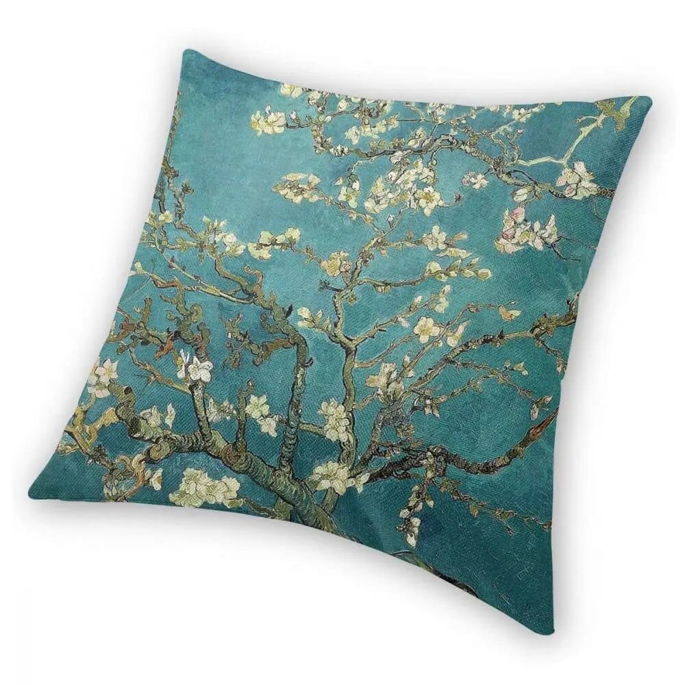 ALDO Linens & Bedding > Bedding > Pillowcases & Shams Original Vincent Van Gogh Art Blossoming Almond Tree  Double Printed With Zipper Polyester Pillowcases