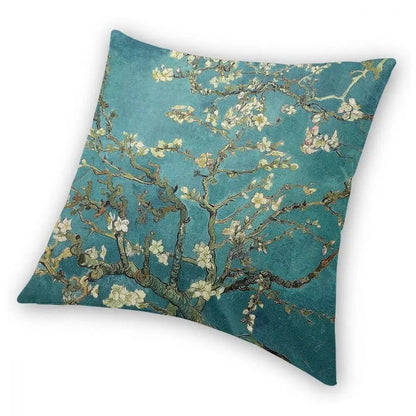 ALDO Linens & Bedding > Bedding > Pillowcases & Shams Original Vincent Van Gogh Art Blossoming Almond Tree  Double Printed With Zipper Polyester Pillowcases