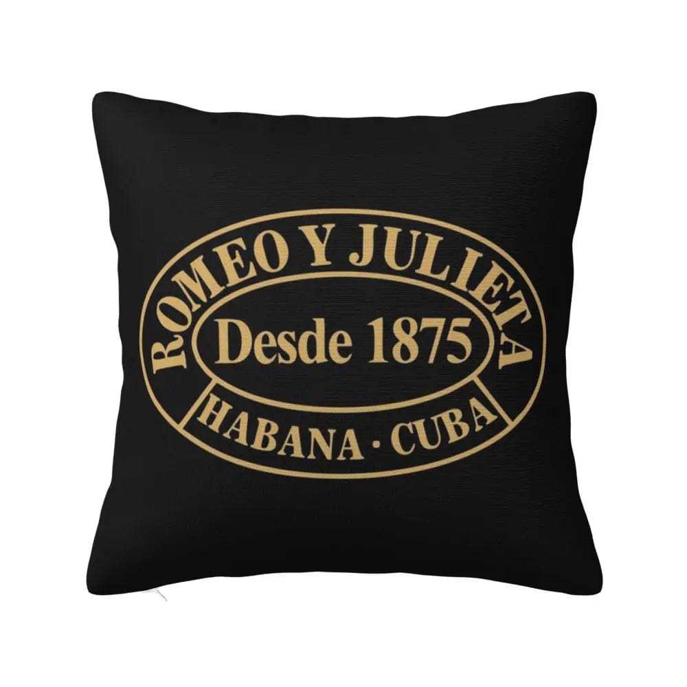 ALDO Linens & Bedding > Bedding > Pillowcases & Shams Romeo and Julieta Habana Cuba Cigar Style Pillowcases  Poliester