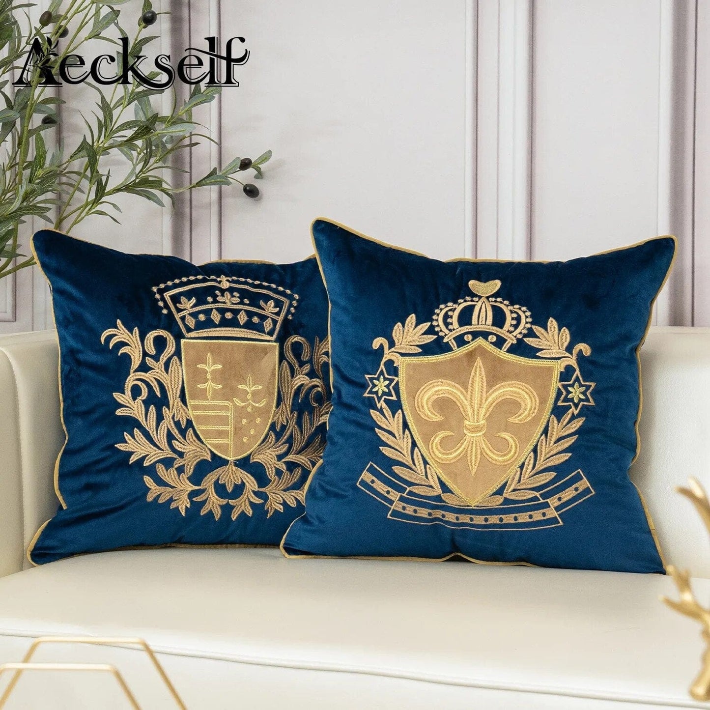 ALDO Linens & Bedding > Bedding > Pillowcases & Shams Royal Lily Decorative Woven Luxury Pillowcases