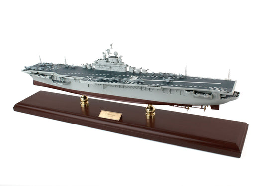 ALDO Military Ships Models 30 inches long  7 1/2 inches wide and 10 1/2 / NEW / Wood US Navy Aircraft Carrier USS Intrepid Wood Model Military Ship Assembled