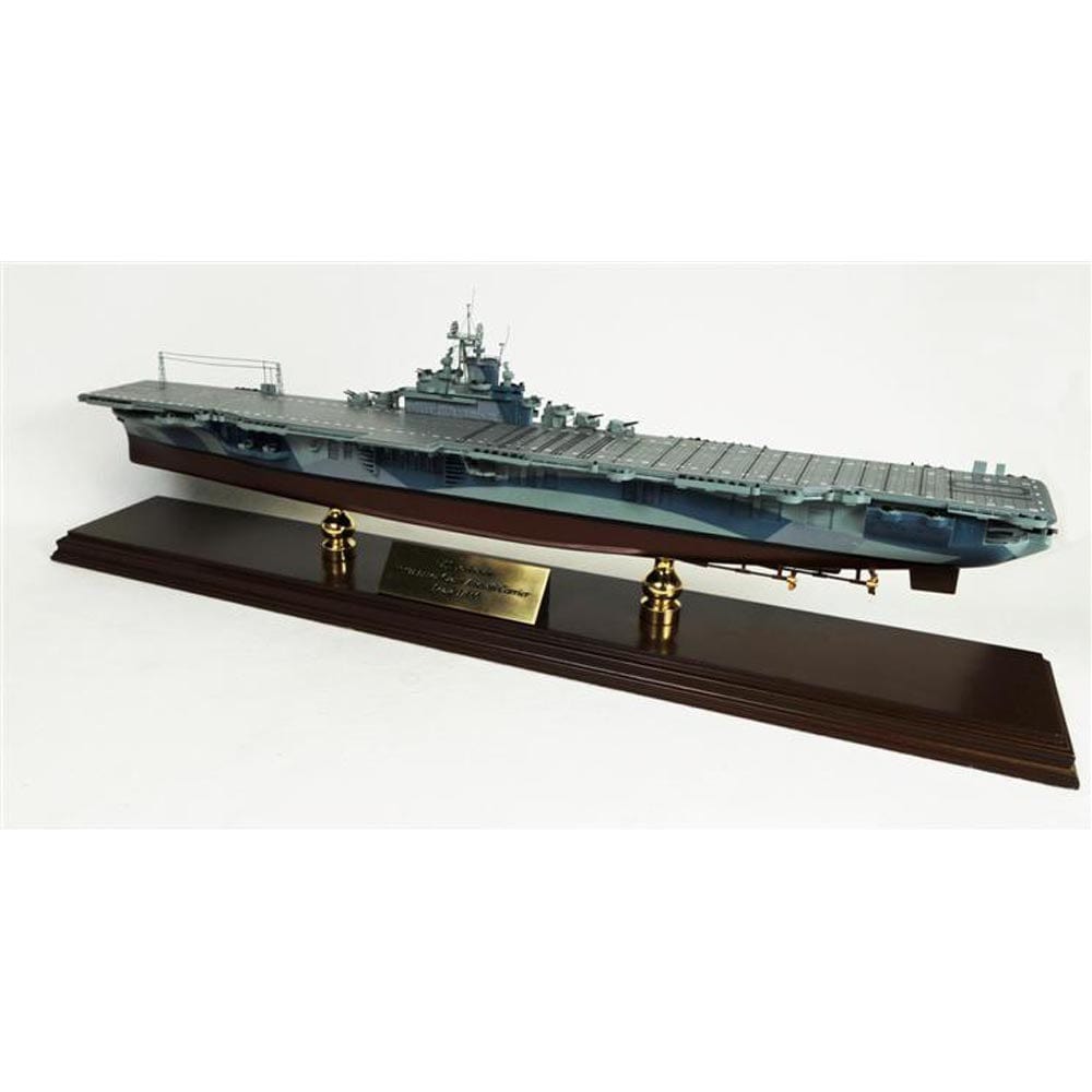 ALDO Military Ships Models Length is 30" and beam is 5 1/4" / NEW / Wood USS Yorktown CV-10 Model Aircraft Carrier Wood Model Military Ship Assembled