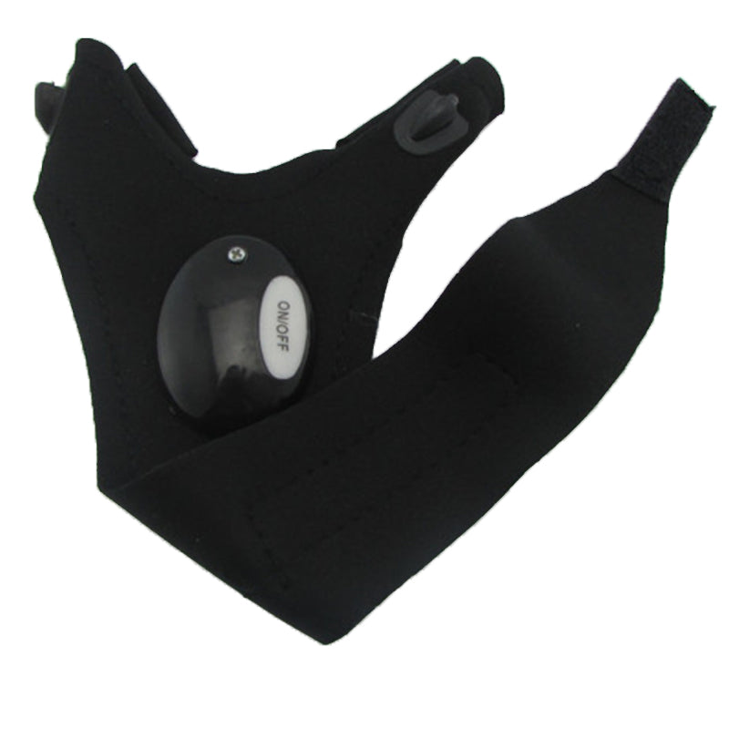 ALDO Outdoor Recreation > Camping & Hiking > Camping Lights & Lanterns Amzing Innovation Rechargeable Magic Strap Fingerless Flashlight Gloves Waterproof Available in Three Different Styles