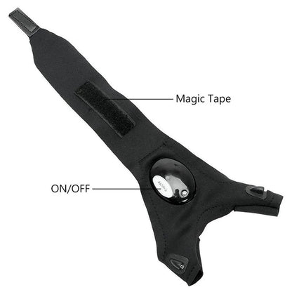 ALDO Outdoor Recreation > Camping & Hiking > Camping Lights & Lanterns Amzing Innovation Rechargeable Magic Strap Fingerless Flashlight Gloves Waterproof Available in Three Different Styles