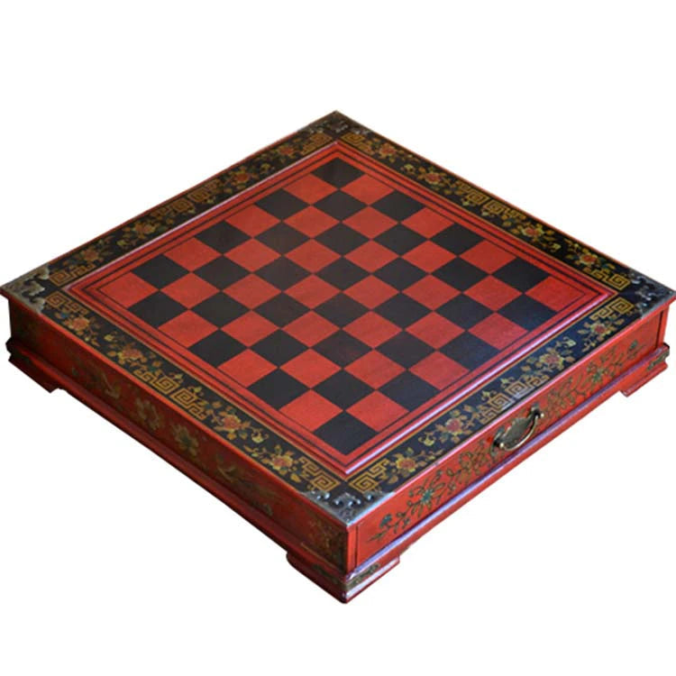 ALDO Party & Celebration > Party Supplies > Party Games Collectible Chinese Terracotta Warriors Retro Chess Pieces with Wooden Chess Board