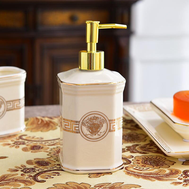 ALDO Personal Care >Soap > Dispensers Luxury Versace Style Designer Bathroom Accessories Ceramic Sets