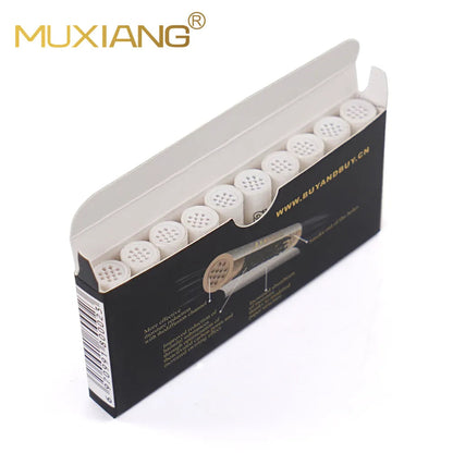 ALDO Smoking Accessories > Ashtrays Activated Carbon 50pcs 9mm Tobacco Pipe Filter, OD 8mm, L 35mm, 5 Box 9mm