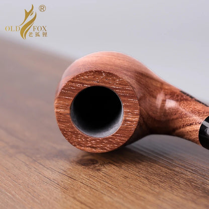 ALDO Smoking Accessories > Ashtrays Ambila Smoking African Handmade Solid Dry Rosewood Tobacco Pipe with Cleaning Kit and Box Of Pipe Filters