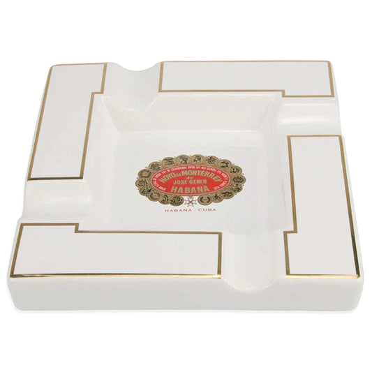 ALDO Smoking Accessories > Ashtrays Ceramic Large Designer Cigars Ashtray Hoyo de Monterrey de Jose Gerner With Real Gold Leaf