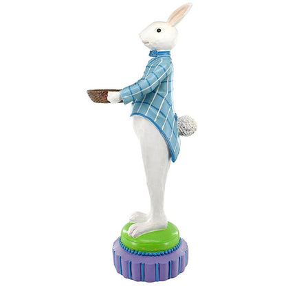 ALDO Tables > Accent Tables Easter Bunny Rabbit Butler Statue Sculptural Table