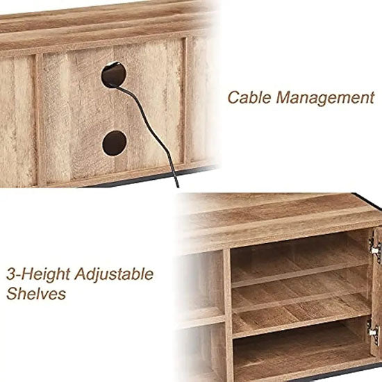 ALDO Tables > Accent Tables Modern Elegant Brown Affordable TV Stand  With Storage Cabinets