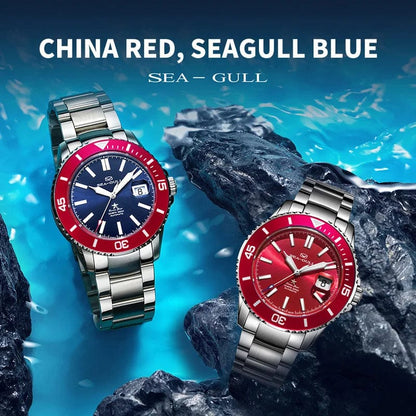 Jaragar Décor > Watches Sea- Gull Original Official World Famous  Man's Luxury Ocean Star Luminous  Wristwatch Sport 20Bar Diving Waterproof Automatic Movement