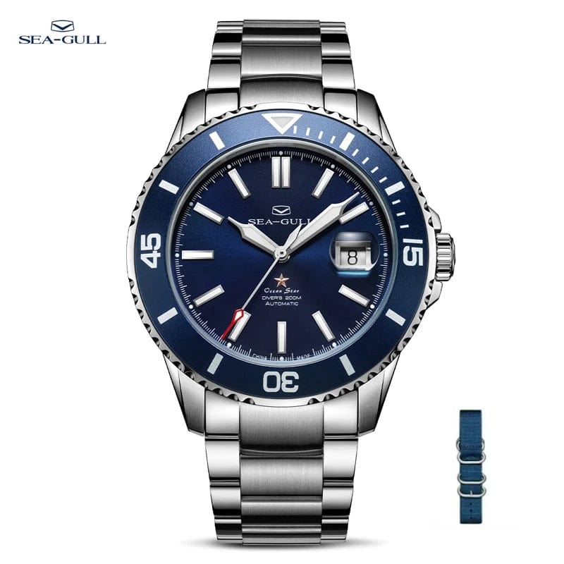 Jaragar Décor > Watches Sea- Gull Original Official World Famouse  Man's Luxury Wrist Sport 200m Diving Waterproof Watch Automatic Movement